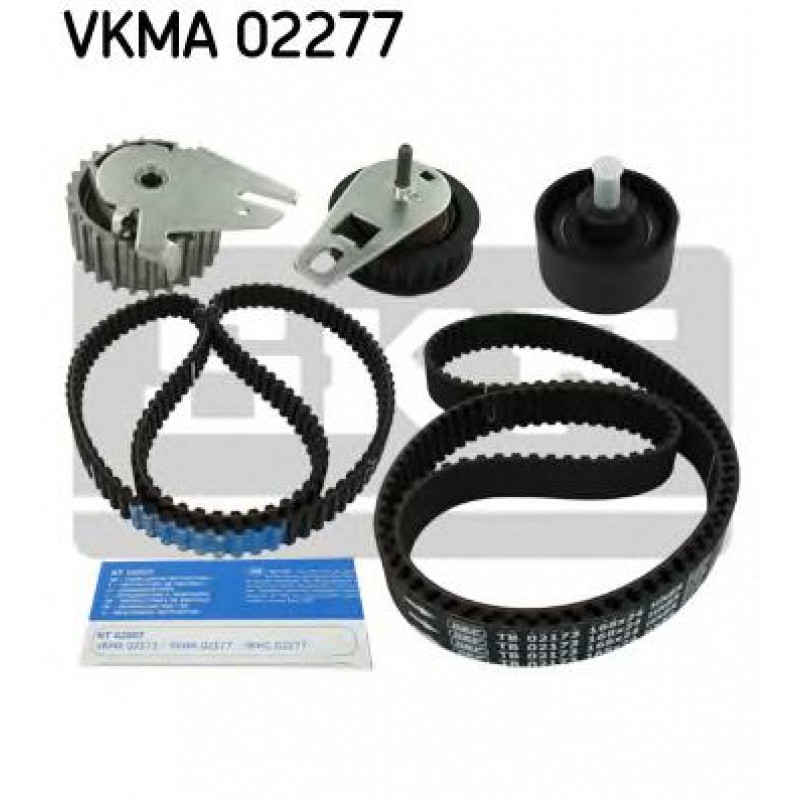 VKMA 02277 SKF Комплект (ремінь+ролики)